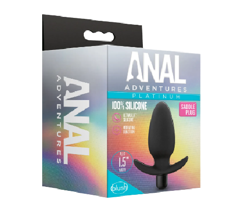 Анальная пробка Blush Anal Adventures Platinum Saddle Plug