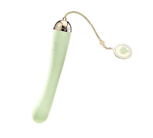Вибратор для точки G с подключением к телефону ZALO Momoko Melon Green