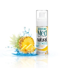 Лубрикант на водній основі з екстрактом фітопланктону Amoreane Pineapple (50 мл), морський колаген