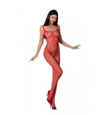 Бодистокинг Passion BS071 red, комбинезон на бретелях