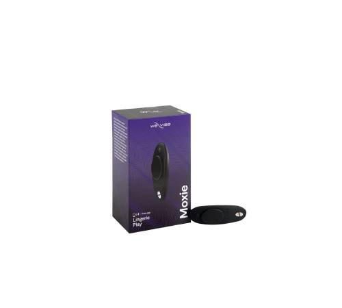 Смарт-вібратор у трусики We-Vibe Moxie Satin Black з пультом ДУ