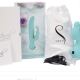 Вибратор-кролик с сенсорным управлением и ротацией Touch by SWAN - Duo Teal, глубокая вибрация