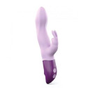 Вибратор-кролик Love To Love Hello Rabbit Violet с гибким стволом и стимуляцией точки G, 2 мотора