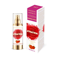 Розігрівальна масажна олія з феромонами MAI PHEROMON MASSAGE OIL — STRAWBERRY (30 мл)