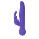 Вибратор-кролик с сенсорным управлением и ротацией Touch by SWAN - Duo Purple, глубокая вибрация