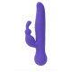 Вибратор-кролик с сенсорным управлением и ротацией Touch by SWAN - Duo Purple, глубокая вибрация