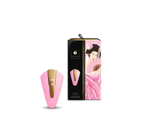 Клиторальный вибратор Shunga Obi Light Pink