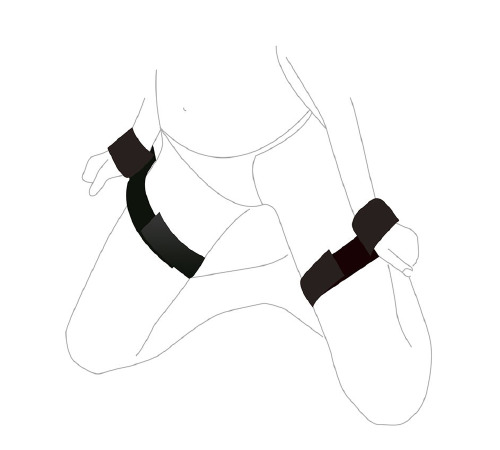 Набор для фиксации Art of Sex - BDSM Нands to Нips Simple