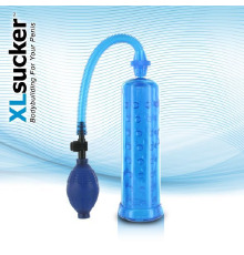 Вакуумная помпа XLsucker Penis Pump Blue для члена длиной до 18см, диаметр до 4см
