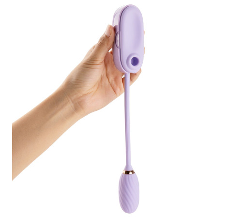 Вакуумний кліторальний стимулятор Otouch Louis Vibrate Purple з віброяйцем, у кейсі