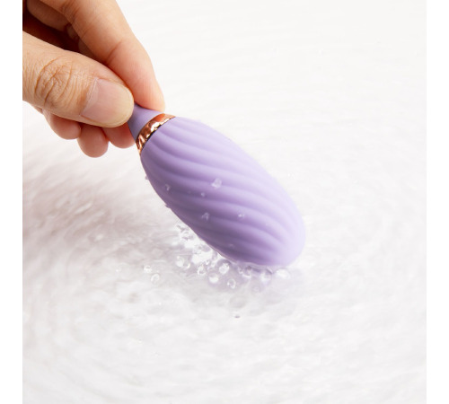 Вакуумний кліторальний стимулятор Otouch Louis Vibrate Purple з віброяйцем, у кейсі