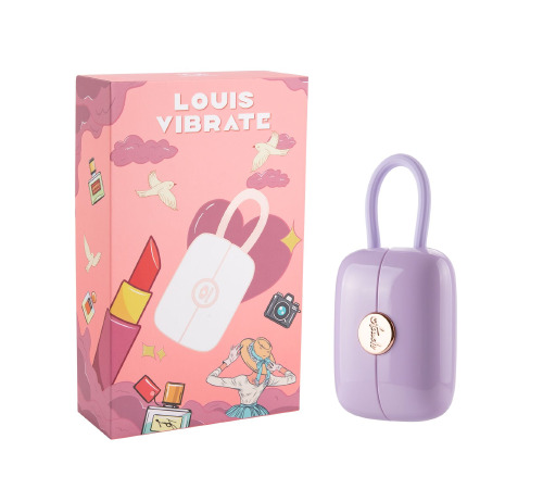Вакуумний кліторальний стимулятор Otouch Louis Vibrate Purple з віброяйцем, у кейсі