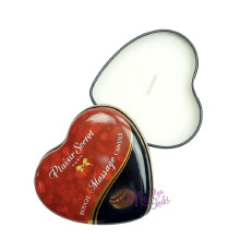 Массажная свеча-сердечко Plaisirs Secrets Chocolate (35 мл)