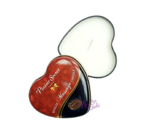 Масажна свічка-серце Plaisirs Secrets Chocolate (35 мл)
