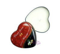 Массажная свеча-сердечко Plaisirs Secrets Exotic Fruits (35 мл)