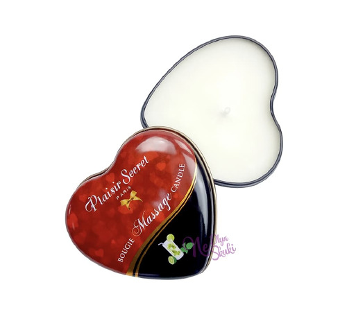 Масажна свічка-серце Plaisirs Secrets Mojito (35 мл)