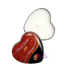 Массажная свеча-сердечко Plaisirs Secrets Peach (35 мл)