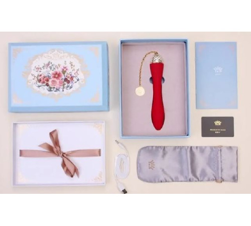 Ультрасучасний вібратор ZALO Marie Bright Red