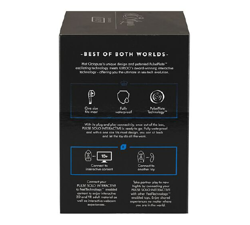 Интерактивный мастурбатор Hot Octopuss Pulse Solo Interactive powered by KIIROO