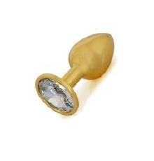 Анальна пробка Gold Metal Diamond, S