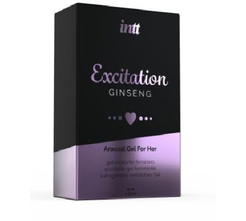 Возбуждающий гель Intt Excitation (15 мл) с экстрактом женьшеня, с эффектом вибрации
