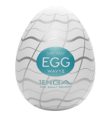 Мастурбатор-яйцо Tenga Egg Wavy II с двойным волнистым рельефом