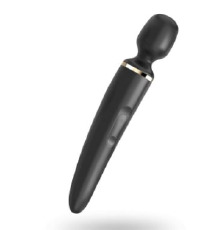 Вибромассажер Satisfyer Wand-er Woman (Black/Gold), водонепроницаемый, мощный, размер XXL