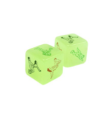 Кубик с позами Камасутра Четырёхгранный светящийся