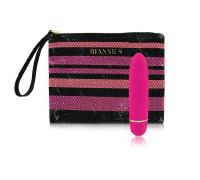 Вибропуля RIANNE S - Classique Vibe мини-вибратор на 7 режимов, чехол-косметичка French Rose