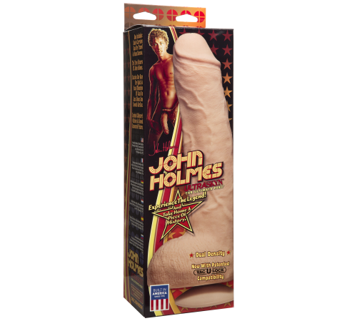 Фалоімітатор Doc Johnson John Holmes ULTRASKYN, діаметр 6 см, Vack-U-Lock