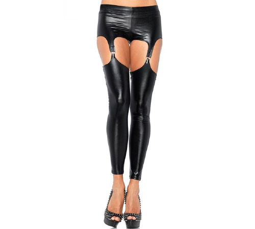 Сексуальні вінілові панчохи з шортами Астрід