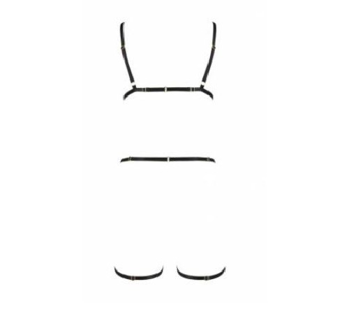 Портупея-стрепы на все тело INDICA black L/XL - Passion Exclusive