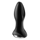 Анальная смарт вибропробка с жемчужным массажем Satisfyer Rotator Plug 2+ Black