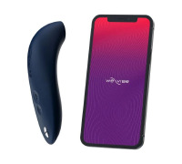 Вакуумный смарт-стимулятор для пар Melt by We-Vibe Midnight Blue, удобно совмещать с проникающим сек