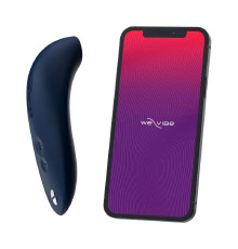 Вакуумный смарт-стимулятор для пар Melt by We-Vibe Midnight Blue, удобно совмещать с проникающим сек