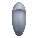 Вибростимулятор-пульсатор Satisfyer Tap & Climax 1 Bluegrey, эффект постукивания пальцем, 2 мотора