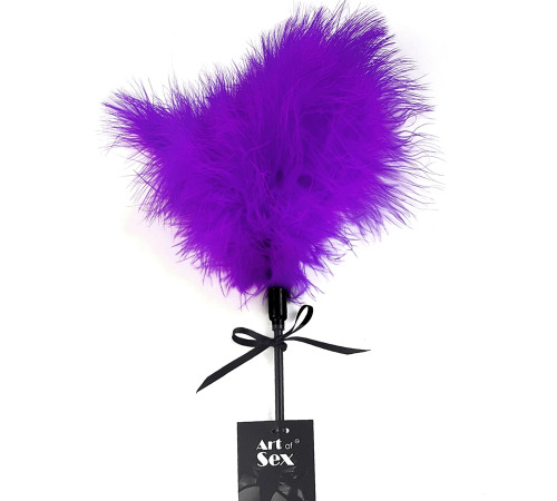 Щекоталка со шлепалкой Пика Art of Sex - Puff Peak, цвет Фиолетовый