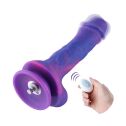 Фаллоимитатор 8.2″ с вибрацией для секс-машин Hismith Purple Silicone Dildo with Vibe