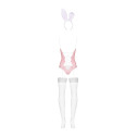 Еротичний костюм зайчика Obsessive Bunny suit 4 pcs costume pink L/XL