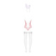 Еротичний костюм зайчика Obsessive Bunny suit 4 pcs costume pink L/XL