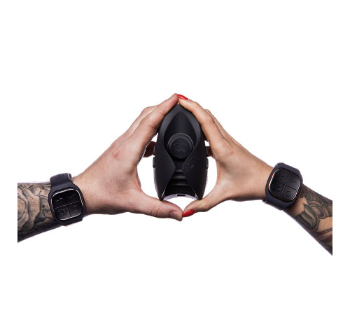 Мастурбатор Hot Octopuss PULSE DUO LUX, пульсация, использование без рук, подходит для пар, 2 пульта