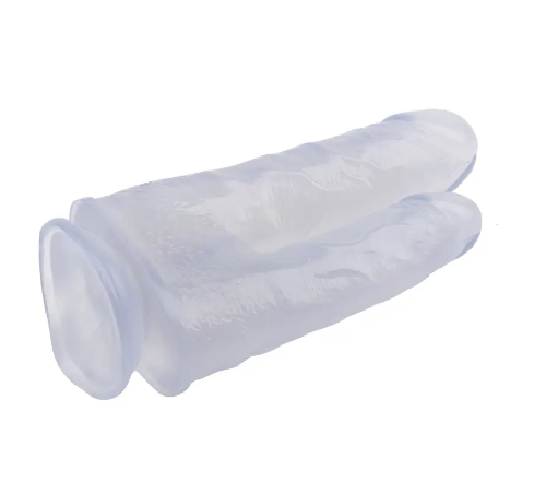 Подвійний фалоімітатор на присосці Chisa Hi-Rubber 7.9