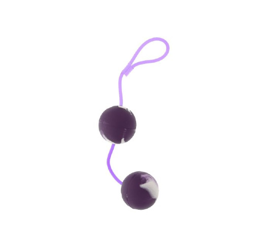 Вагинальные шарики Marbelized DUO BALLS, PURPLE