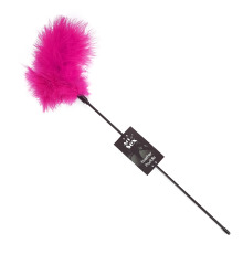 Щекоталка темно-розовая Art of Sex - Feather Tickler, перо молодого индюка