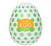 Мастурбатор-яйцо Tenga Egg Stud с шестиугольными выступами