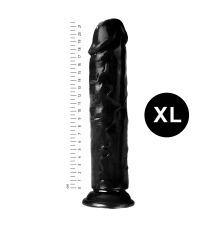 Гелевый реалистичный фаллоимитато Denis размер XL, Длина 21,5 см, Диаметр 4.4 см, Черный