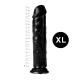 Гелевый реалистичный фаллоимитато Denis размер XL, Длина 21,5 см, Диаметр 4.4 см, Черный
