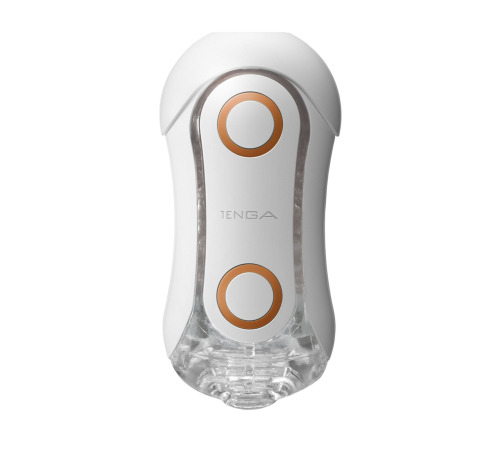 Мастурбатор Tenga FLIP ORB - Orange Crash, с изменяемым сжатием, со стимулирующими  шариками внутри