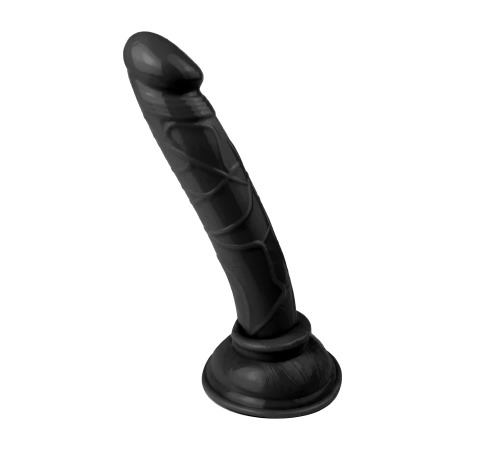 Гелевий міні фалоімітатор на присоску Mini Fallos, Чорний