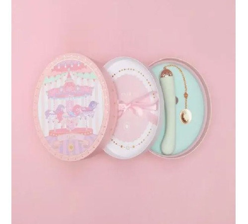 Вибратор для точки G с подключением к телефону ZALO Momoko Melon Green